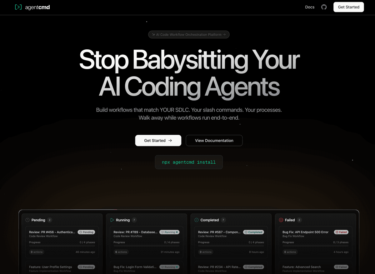 Why I Built AgentCMD