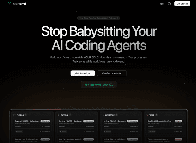 Why I Built AgentCMD